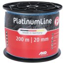 AKO PlatinumLine Band - Weidezaunband - weiß/blau -...