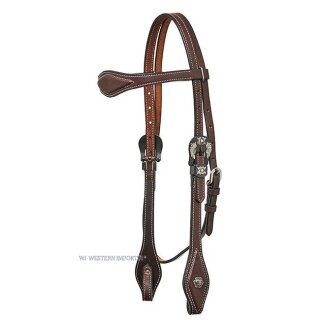 Horseman´s Tack w./ Flower Buckle dark oiled