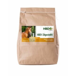 HBD´s DigestoVit - Ursächliche & innovative Darmkur zur Entfernung von Schadkeimen im Darm für Ihr Pferd - 2 Kg
