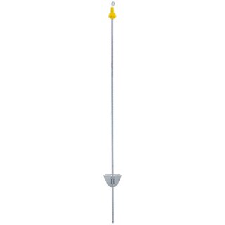 AKO Federstahlpfahl PROFI - oval - silber - 108cm hoch