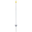 AKO Federstahlpfahl PROFI - oval - silber - 108cm hoch