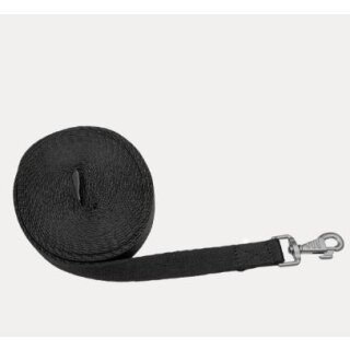 Longierleine SOFT - schwarz - 8m