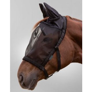 Weidehalfter mit Fliegenmaske - schwarz