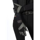 HKM Reithandschuhe Livigno - schwarz/grau
