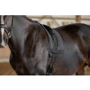 Longiergurtunterlage - schwarz - 110cm lang, 28cm breit
