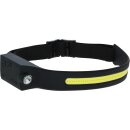 LED-Kopflampe HeadFire 280 sensor - schwarz - Lichtstrom 280 lm