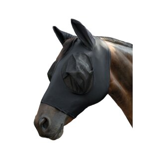 Fliegenmaske - Fliegenschutzmaske - ESSENTIALS schwarz Full