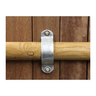 Halbrunde Zaunriegel aus Holz (ab 61 - 120 Stück)
