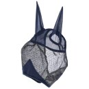 Fliegenmaske mit Ohrenschutz - mit UV Schutz Vollblut - navy