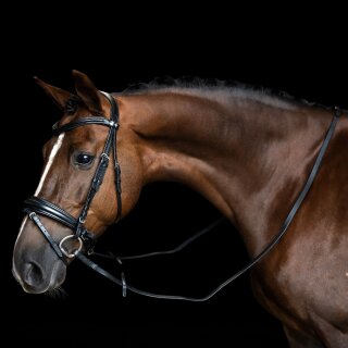 Lederzügel - Reins - IRH Smooth Leather - Glattleder - schwarz